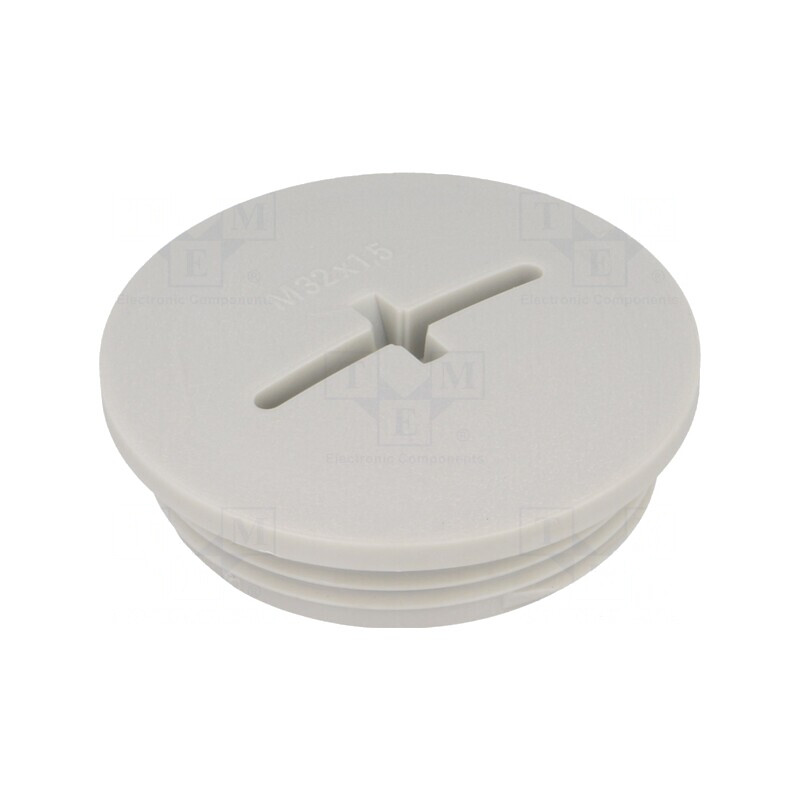Capac de protecție IP54 poliamidă gri 12mm | Electronic-mag.ro | Componente Electronice