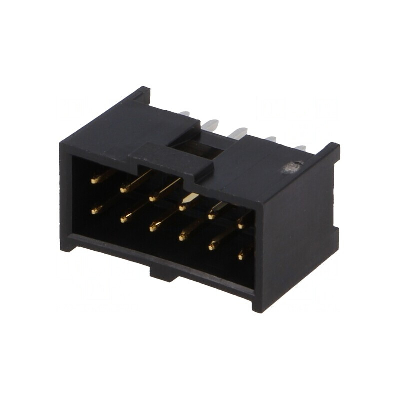 Soclu dreptunghiular tată 12 pini THT aurit 2,54mm | Electronic-mag.ro | Componente Electronice Soclu dreptunghiular tată 12 pini THT aurit 2,54mm | Electronic-mag.ro | Componente Electronice