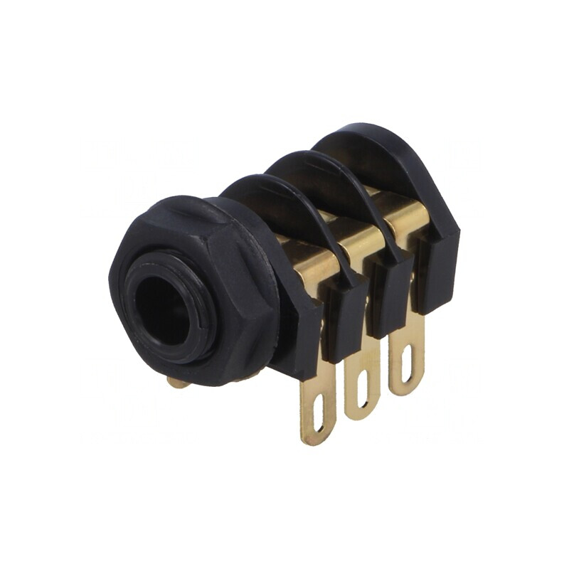 Soclu Jack 6,3mm Stereo cu Întrerupător Triplu | Electronic-mag.ro | Componente Electronice
