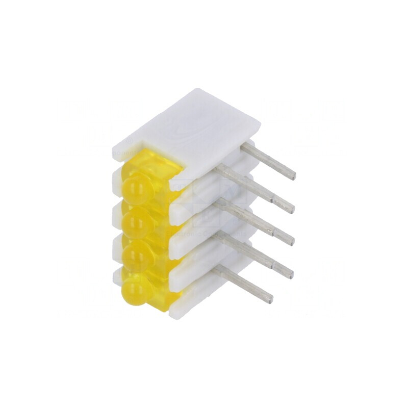 LED Galben 4 Diode 20mA 2.1V | Electronic-mag.ro | Componente Electronice