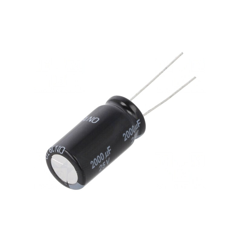 Condensator electrolitic THT 2000uF 25V 12,5x25mm | Electronic-mag.ro | Componente Electronice