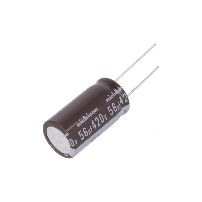 Condensator Electrolitic THT 56uF 420V 16x31.5mm | Electronic-mag.ro | Componente Electronice