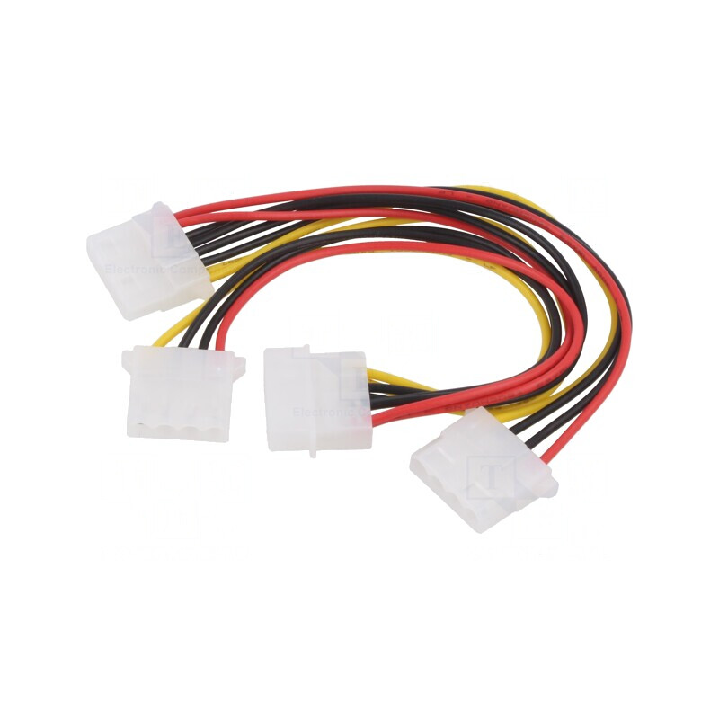Cablu Alimentare Molex 2 Tată - 2 Mamă 0,18m | Electronic-mag.ro | Componente Electronice Cablu Alimentare Molex 2 Tată - 2 Mamă 0,18m | Electronic-mag.ro | Componente Electronice