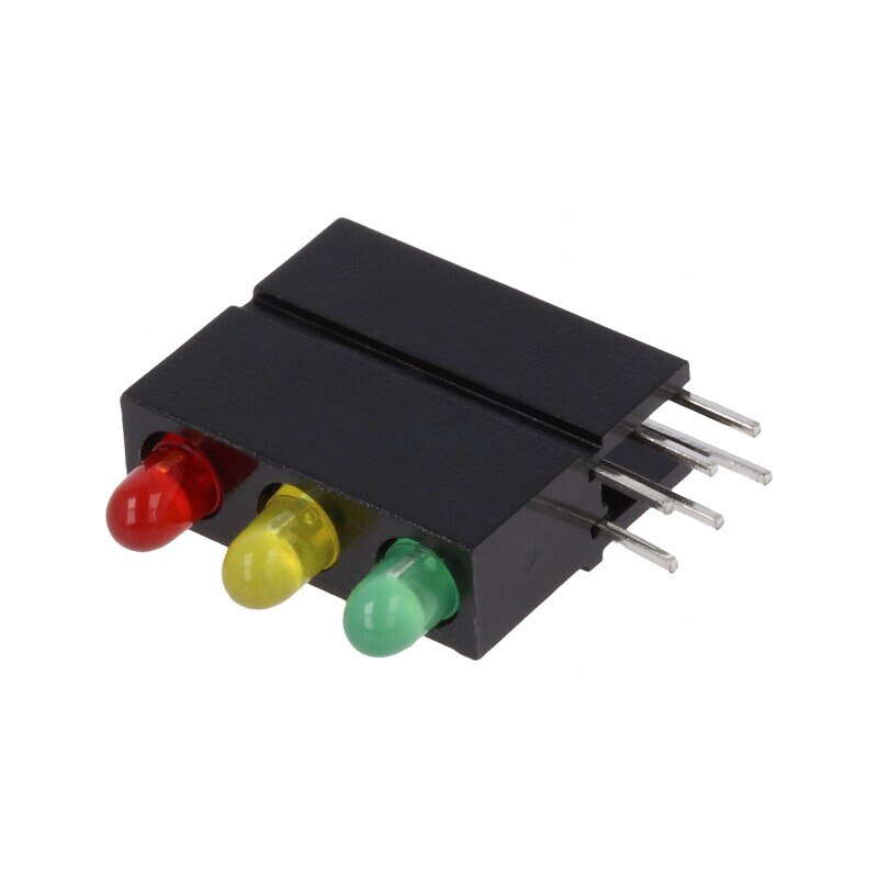 LED Multicolor 2,8mm 3 Diode 20mA | Electronic-mag.ro | Componente Electronice