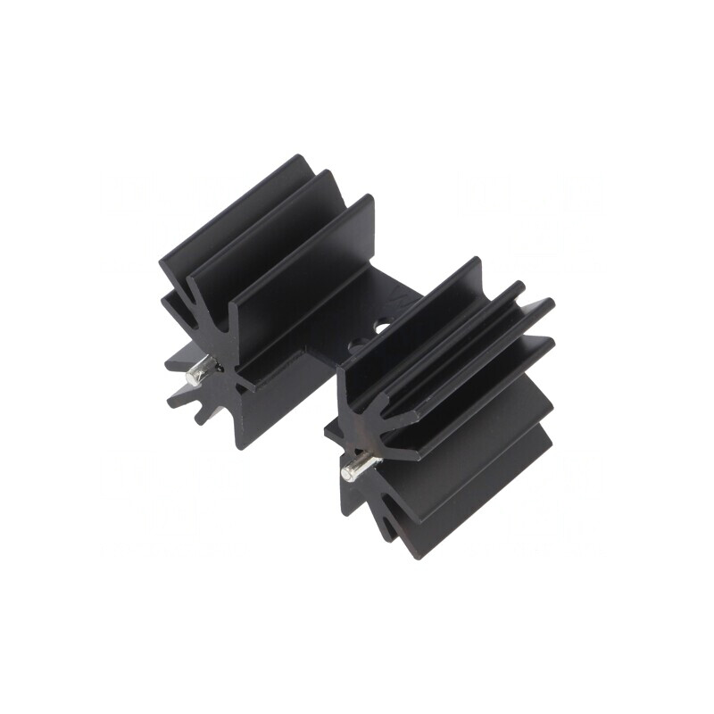Radiator Extrudat Negru TO220 25.4mm x 41.9mm x 25.4mm | Electronic-mag.ro | Componente Electronice