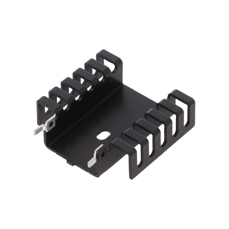 Radiator Extrudat Negru TO218/TO220 41.2mm x 43.2mm | Electronic-mag.ro | Componente Electronice