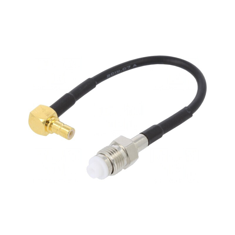 Cablu FME Mamă la SMB Tată 100mm | Electronic-mag.ro | Componente Electronice