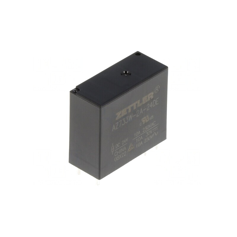 Releu Electromagnetic DPST-NO 24VDC 12A | Electronic-mag.ro | Componente Electronice