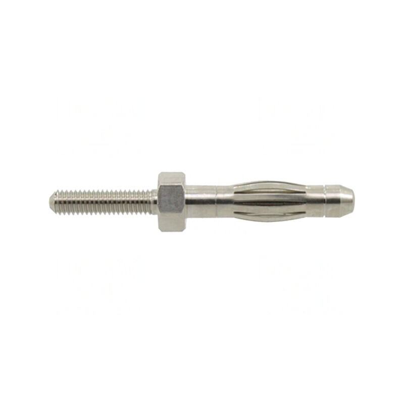 Mufă Banană 4mm 36A Nichelat Neizolat M3 | Electronic-mag.ro | Componente Electronice
