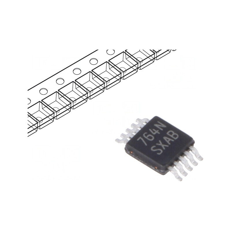 High-Side Power Switch 1-Channel N-Channel SMD VSSOP10 | Electronic-mag.ro | Componente Electronice