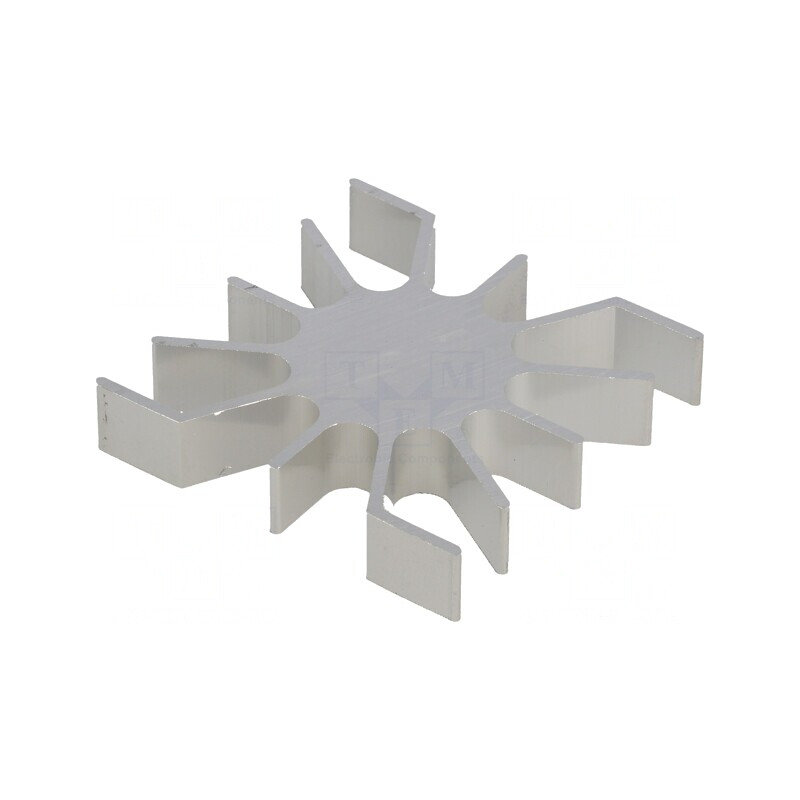 Radiator LED 51.5mm x 51mm x 10mm | Electronic-mag.ro | Componente Electronice