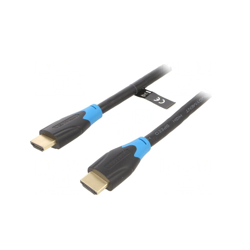 Cablu HDMI 2.0 0,75m Negru | Electronic-mag.ro | Componente Electronice