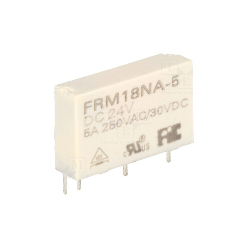 Releu Electromagnetic SPST-NO 24VDC 5A | Electronic-mag.ro | Componente Electronice