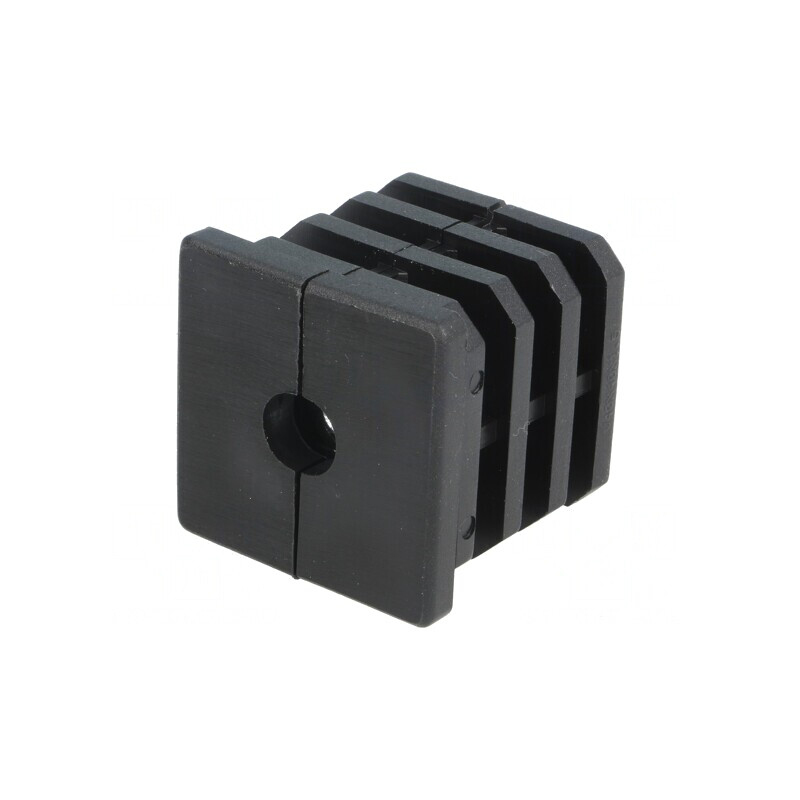 Obturator Fixare Piciorușe Negru pentru Profile Corp | Electronic-mag.ro | Componente Electronice