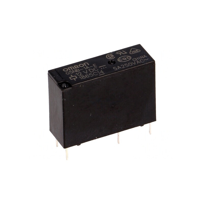 Releu Electromagnetic 12VDC 5A SPST-NO | Electronic-mag.ro | Componente Electronice