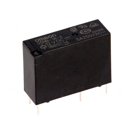 Releu Electromagnetic 12VDC 5A SPST-NO | Electronic-mag.ro | Componente Electronice