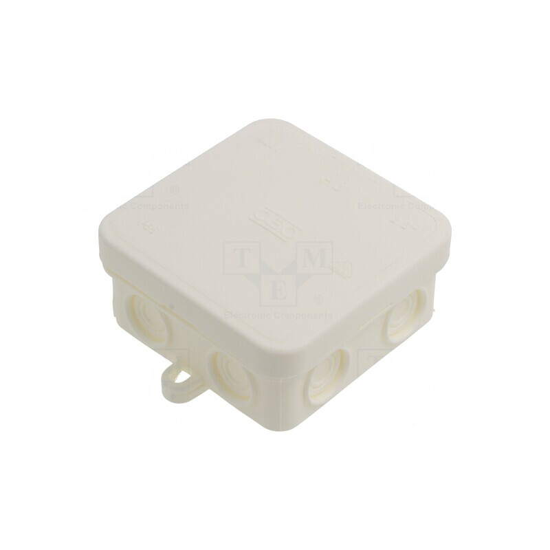 Cutie de conexiuni 75x75x36mm polietilenă | Electronic-mag.ro | Componente Electronice