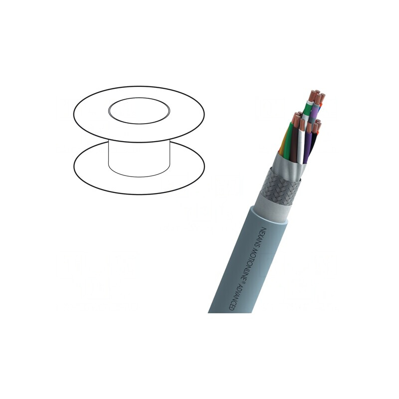 Cablu MOTIONLINE® ADVANCED 4x0,34mm2 PVC Gri 300V | Electronic-mag.ro | Componente Electronice