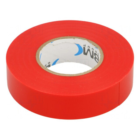 Bandă Electroizolantă Roșie 19mm x 25m | Electronic-mag.ro | Componente Electronice