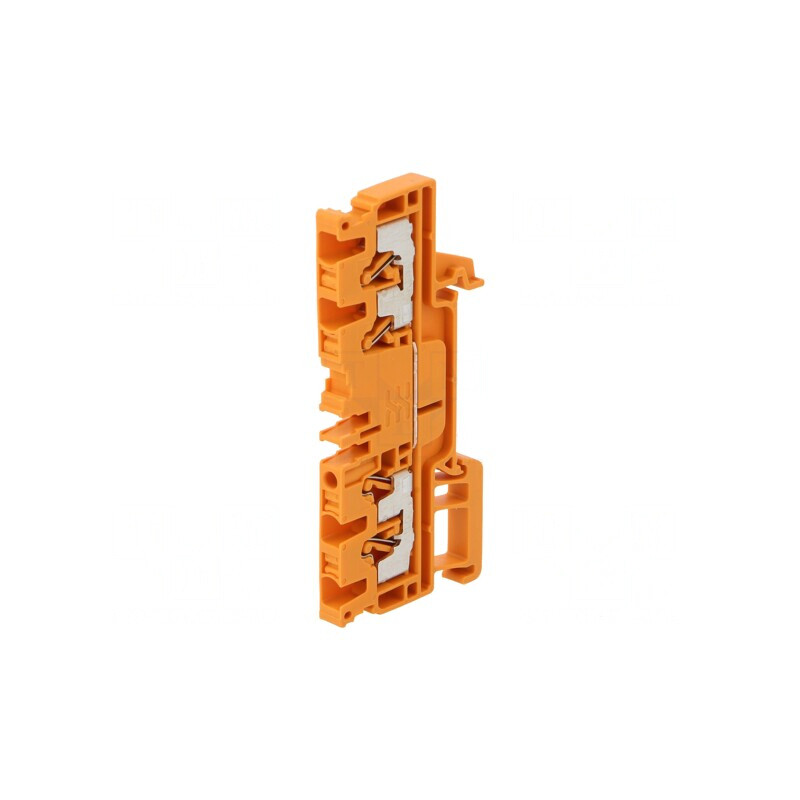 Conector de șine 2,5mm² 4 borne portocaliu TS35 | Electronic-mag.ro | Componente Electronice Conector de șine 2,5mm² 4 borne portocaliu TS35 | Electronic-mag.ro | Componente Electronice