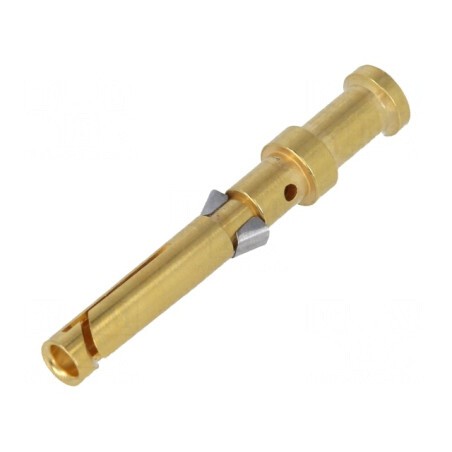 Pin mamă nichelat și aurit 0,75mm2 Han® D crimpat | Electronic-mag.ro | Componente Electronice
