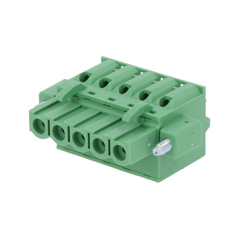 Regletă de Conexiuni Deconectabilă 5mm 5 Piste Drept Mufă | Electronic-mag.ro | Componente Electronice