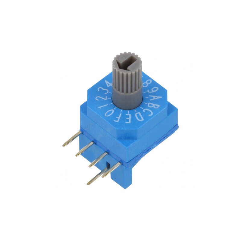 Întrerupător Codificare HEX/BCD 16 Poz THT 80mΩ | Electronic-mag.ro | Componente Electronice
