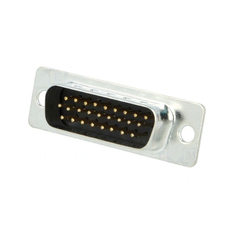 Mufă D-Sub HD 26 pini neagră pentru cablu | Electronic-mag.ro | Componente Electronice