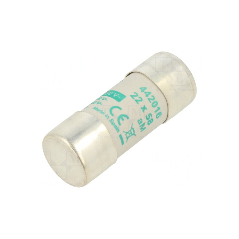 Siguranță fuzibilă 16A 690VAC 22x58mm | Electronic-mag.ro | Componente Electronice