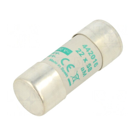 Siguranță fuzibilă 16A 690VAC 22x58mm | Electronic-mag.ro | Componente Electronice