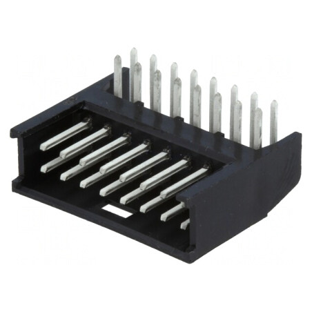 Soclu cablu-placă 2,54mm 16 PIN THT AMPMODU MOD II | Electronic-mag.ro | Componente Electronice