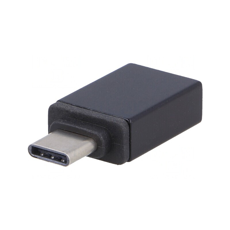 Adaptor OTG USB 3.1 USB A la USB C Negru | Electronic-mag.ro | Componente Electronice