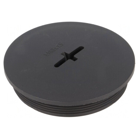 Capac de protecție neagră IP54 SKINDICHT M63 | Electronic-mag.ro | Componente Electronice
