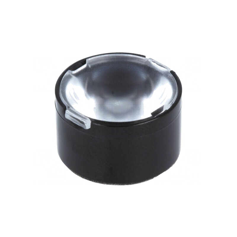 Lentilă LED Rotundă Plexiglass Transparentă 40-57° | Electronic-mag.ro | Componente Electronice