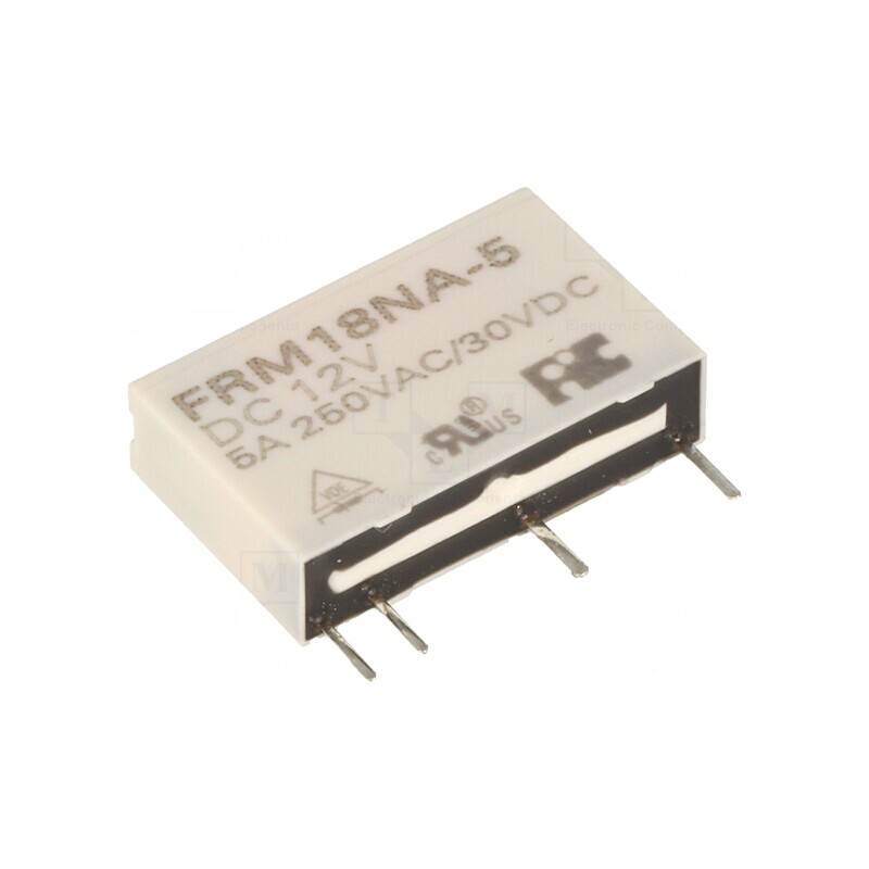 Releu electromagnetic SPST-NO 12VDC 5A | Electronic-mag.ro | Componente Electronice