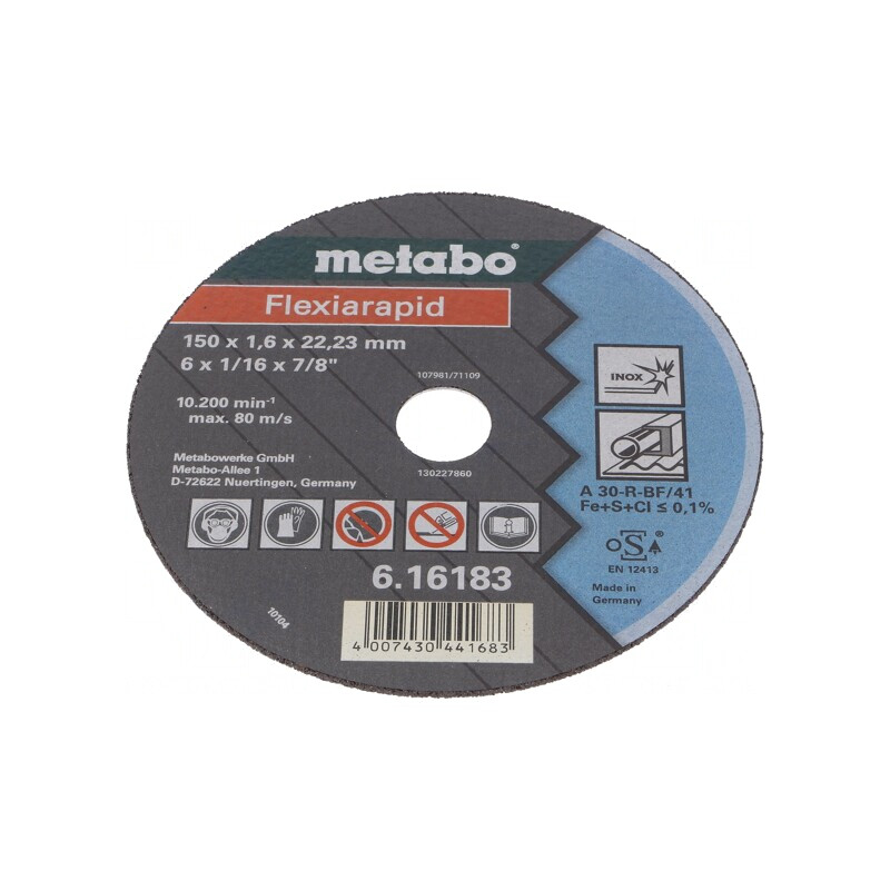 Disc de tăiere 150mm 22,23mm 1,6mm | Electronic-mag.ro | Componente Electronice