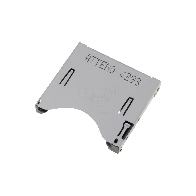 Conector pentru carduri SD push-push SMT aurit | Electronic-mag.ro | Componente Electronice Conector pentru carduri SD push-push SMT aurit | Electronic-mag.ro | Componente Electronice