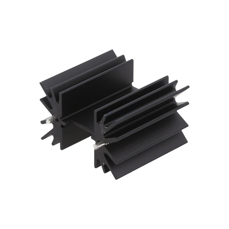 Radiator Extrudat Negru 41,9mm pentru TO218/TO220/TO247 | Electronic-mag.ro | Componente Electronice
