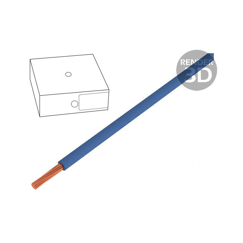 Cablu Electric Albastru 4mm2 450/750V H07Z-K | Electronic-mag.ro | Componente Electronice