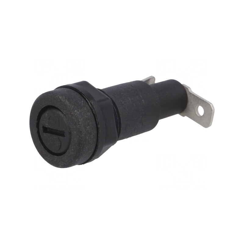Clemă Siguranțe Cilindrice 5x20mm 10A 250V Panou | Electronic-mag.ro | Componente Electronice