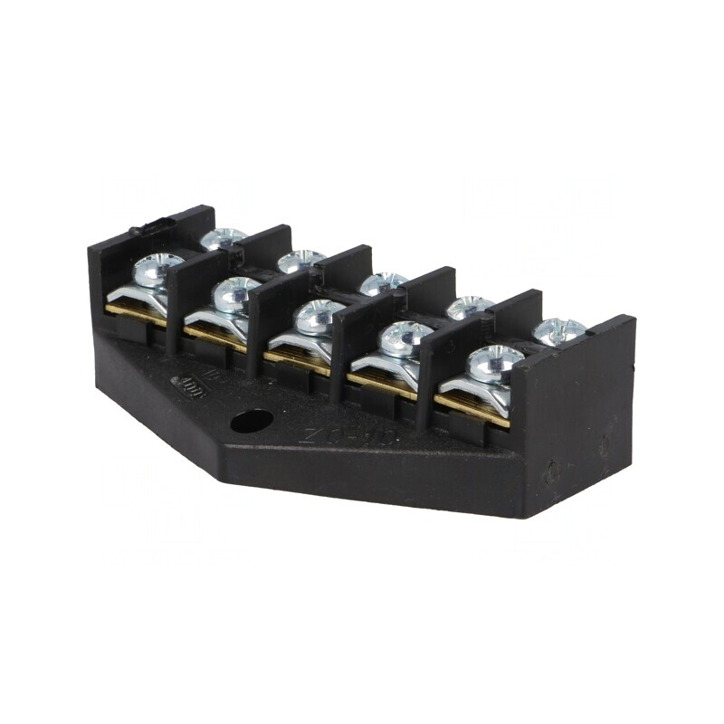 Regletă de Conexiuni cu Șurub 10mm2 400V 5 Piste | Electronic-mag.ro | Componente Electronice