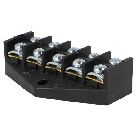 Regletă de Conexiuni cu Șurub 10mm2 400V 5 Piste | Electronic-mag.ro | Componente Electronice