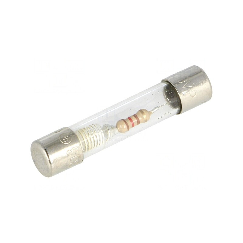 Siguranță întârziată 62mA 250V cilindrică sticlă | Electronic-mag.ro | Componente Electronice