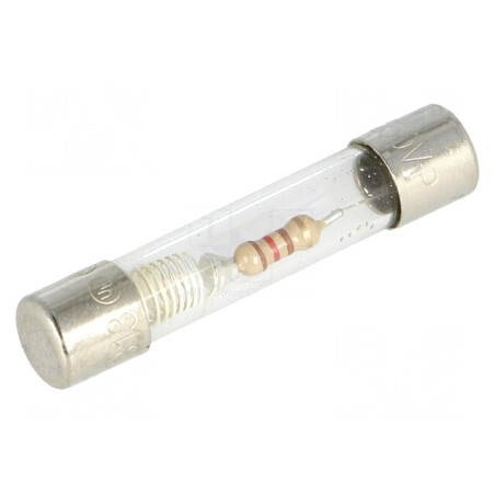 Siguranță întârziată 62mA 250V cilindrică sticlă | Electronic-mag.ro | Componente Electronice