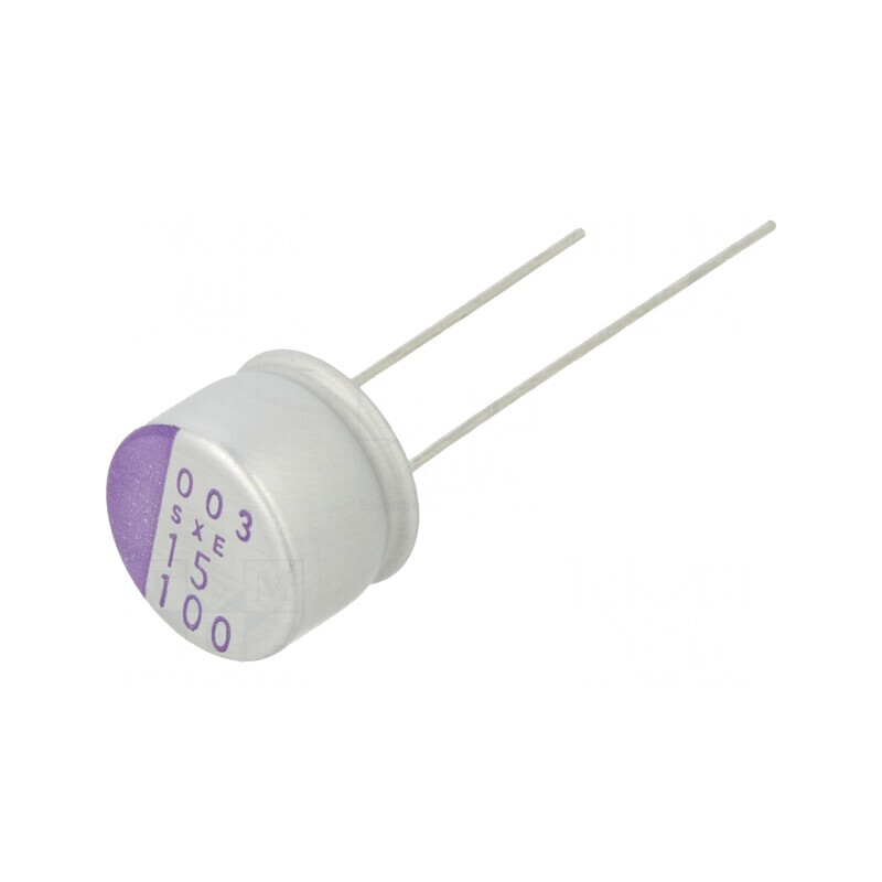 Condensator Polimeric 15uF 100V THT | Electronic-mag.ro | Componente Electronice