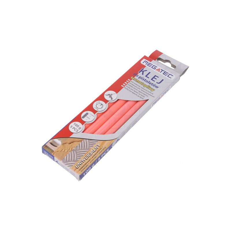 Adeziv termofuzibil roz 11mm x 200mm set 5buc. | Electronic-mag.ro | Componente Electronice