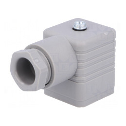 Conector cu Valvă Mufă 18mm 4 PIN 90° | Electronic-mag.ro | Componente Electronice