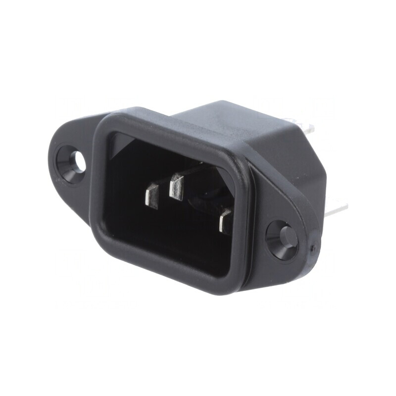 Conector de Alimentare AC Soclu Tată 10A 250V | Electronic-mag.ro | Componente Electronice Conector de Alimentare AC Soclu Tată 10A 250V | Electronic-mag.ro | Componente Electronice