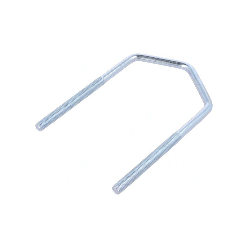 Bridă U oțel zinc 1,25" 63mm x 77mm | Electronic-mag.ro | Componente Electronice