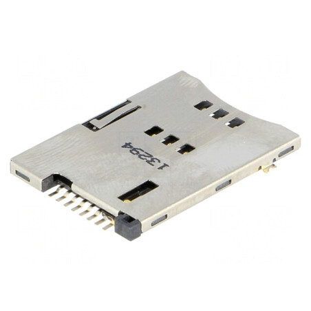 Conector SIM Push-Push SMT Aurit 500mA | Electronic-mag.ro | Componente Electronice